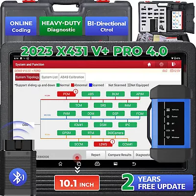 2023 LAUNCH X431 PRO3S V+ HDIII HD3 Heavy Duty Truck OBD Diagnostic Scanner Tool • $759