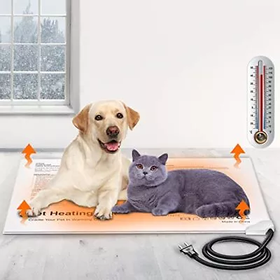 Pet Heating Pad Cat Electric Heating Pad Outdoor Dog Warming Bed Mat Waterproof • $37.01