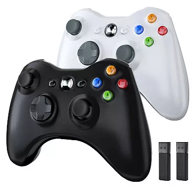 2.4G Wireless Controller W/Receiver For Xbox 360/360 Slim Windows 11 10 8 7 PC • $19.99