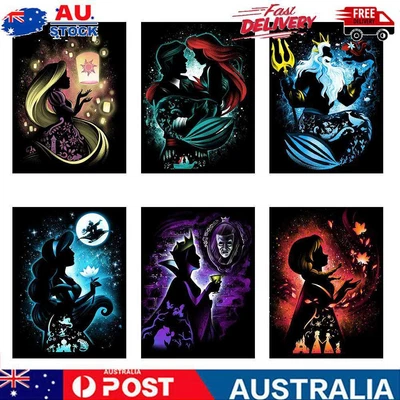 $11.19 • Buy 5D Full Drill Diamond Painting Disney Embroidery Art Decor Cross Stitch Kits DIY