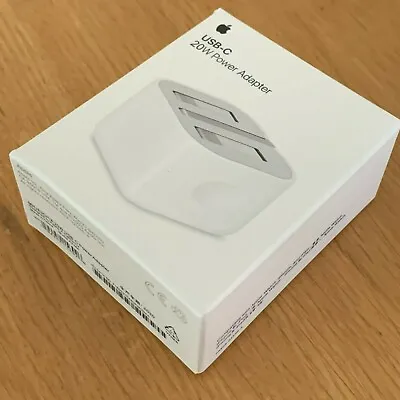 Apple A2244 20W USB Type C Mains UK Folding Travel Wall Charger Plug • £16.99