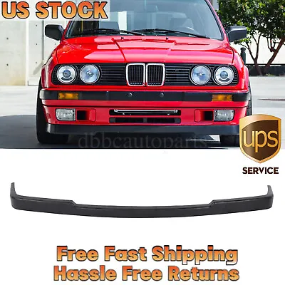 Fit For 84-92 BMW E30 3 Series Lower Valance Front Bumper Lip Unpainted • $55.25