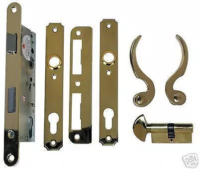 New Atrium Door Mortise Lock New In Box Chrome Or Brass With 3 Keys  • $139.99