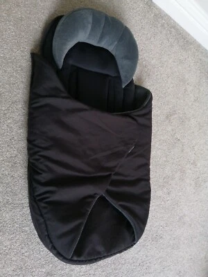£9.50 • Buy MAXI COSI Pushchair COCOON BLACK Use From Birth Use Instead Of Carrycot Footmuff
