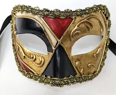 Venetian Venice Italy Mask Hand Painted Carnival Mardi Gras Masquerade Party • $29.99