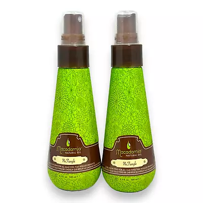 Macadamia Natural Oil No Tangle Pre-Styler Spray (All Skin Types) 3.3oz LOT OF 2 • $12.95