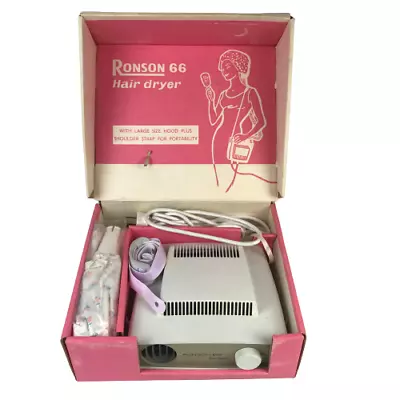 Ronson 66 Vintage Hair Dryer In Original Box • $171