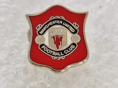 Manchester United Classic  Shield Red Devil's Pin Badge MUFC Man Utd Man U Rare  • £9.99