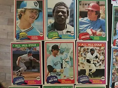 1981 Topps Baseball Cards Singles U-Pick NM .99 Ea. #511-726  .25 Total Shipping • $0.99