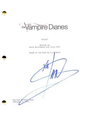 Ian Somerhalder Signed Autograph The Vampire Diaries Pilot Script Screenplay • $399.99