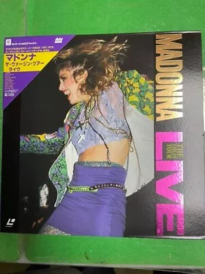 Madonna : The Virgin Tour Live 1985 Laserdisc LD NTSC Japan W/OBI 07JL-38105 • $47.25