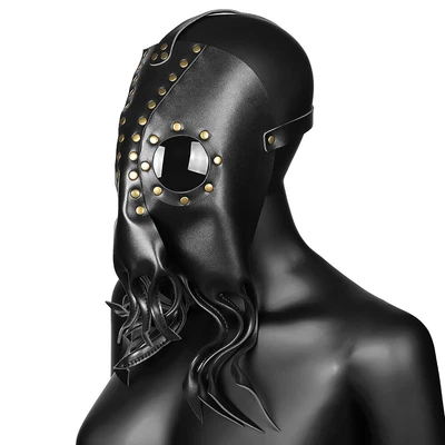 £15.59 • Buy Gothic Steampunk Octopus Black Mask Halloween Cosplay Costume Party Mask Unisex