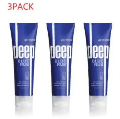 Deep Blue Rub Cream Doterra - 4 Oz - Brand-New Sealed - 3 Packs • $31.99