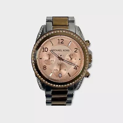 Michael Kors Women Blair Rose Gold Tone Watch 39mm Stainless MK5263 (SPG050809) • $54.99