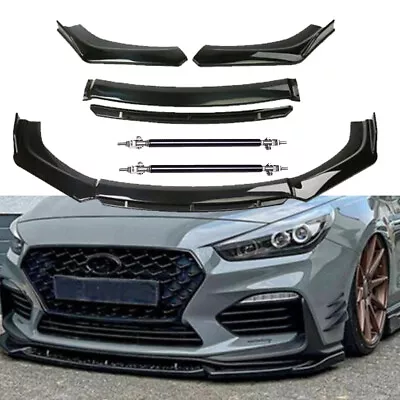 For Hyundai I30N MK3 Hatchback Car Front Bumper Lip Spoiler Splitter Body Kit • $69.99