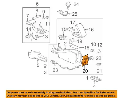 Chevrolet GM OEM 08-12 Malibu Center Console-Rear Trim Panel 20834868 • $54.18