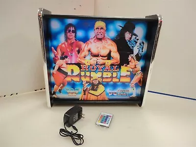 WWF Royal Rumble Pinball Head LED Display Light Box • $149.95