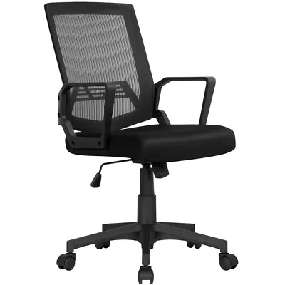 Black Mesh Office Chair Executive Task Computer Desk Chair Study Work Home Chair • $45.99