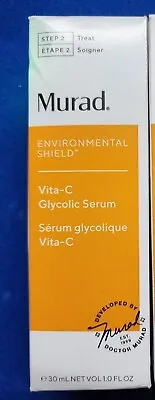 Murad Vita-C Glycolic Serum Environmental Shield Step 2 New In Box 1oz / 30mL • $34.99