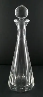 Moser Jubilant Decanter With Stopper Art Glass Panel Cut Design • $680.88