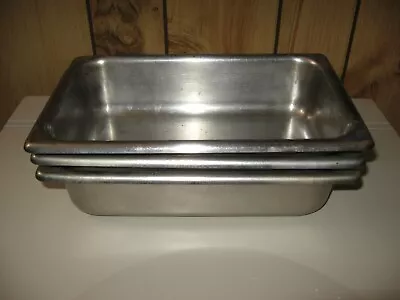 Set Of 2 Vollrath  And 1 Unbranded Seamless Aluminum Bread Pan 10 X 6 X 3 • $18