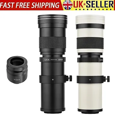 Camera MF Super Telephoto Zoom Lens F/8.3-16 420-800mm For Canon RF-mount R3R9 • £55.45