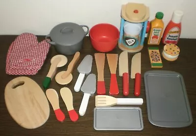 Melissa And Doug Lot Of Misc Kitchen Items Utensils & Food • $13.99