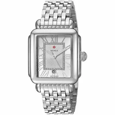 Michele Deco Madison Diamond Dial With Roman Numerals Lady's Watch MWW06T000141 • $790