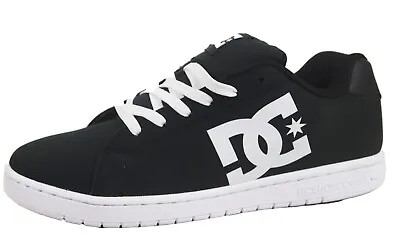 DC Men's Gaveler Canvas Skateboarding Shoes Low Black/White • $59.99