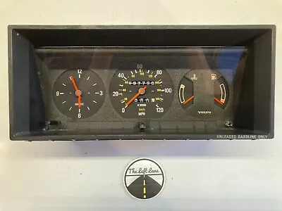 86-93 Volvo 240 242 244 245 Instrument Gauge Cluster 97K Miles OEM • $324.95