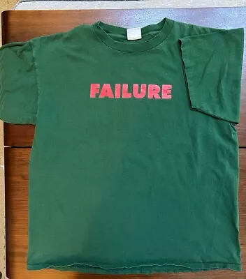 Vintage Failure Band Magnified Promo XL Green T-Shirt Tool Hum Authentic Rare! • $1200