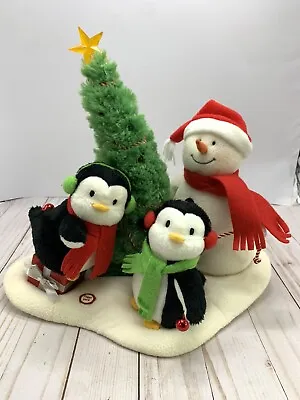 Hallmark Jingle Pals Very Merry Trio Snowman Penguin Christmas Musical Tree 2006 • $19.99