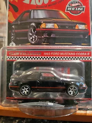 Hot Wheels RLC Exclusive  93’ Fox Body Ford Mustang Cobra R - 2023 Club Car • $40