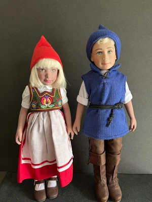 $130 • Buy  Gnomes Lenny And LeeAnn  By Denis Bastien From The Garden Gnome Limited Edition