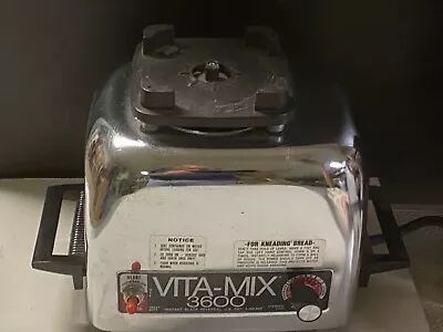 Vita-Mix 3600 Food Blender BASE ONLY Motor Superb Minty Condition! Vitamix Clean • $49.95