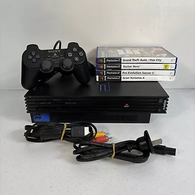 Sony Playstation 2 Ps2 Game Console Complete With 4 Games • $149.99