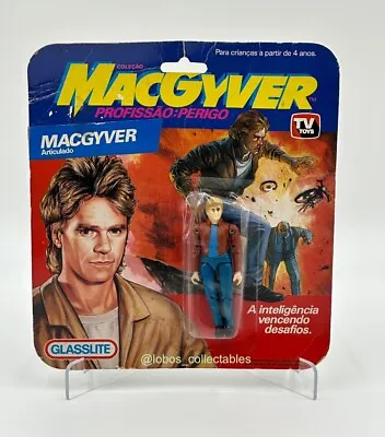 Macgyver Action Figure Glasslite Brazil 1993 • $640.18
