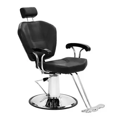 New Reclining Salon Barber Chair Haircut Hydraulic Swivel Chair Adjustable • £145.99