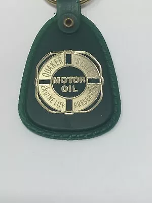 Quaker State Motor Oil Plastic Keychain Key Ring Accessory • $14.95