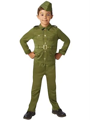 £18.99 • Buy WW2 Solider Costume, Age 9-10, Childrens Fancy Dress