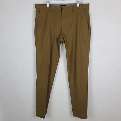 Banana Republic Mason Chino Pants Mens 36 X 36 Brown Solid Athletic Taper Slacks • $23.99