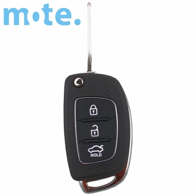 $10 • Buy To Suit Hyundai Santa Fe IX I20 I30 Button Flip Key Remote Case/Shell/Blank