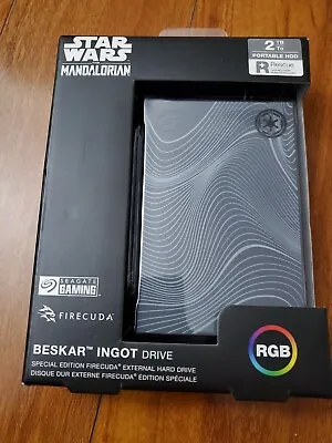 Seagate Beskar Ingot Drive SE FireCuda 2TB External Hard Drive HDD - STKL2000403 • $109.99