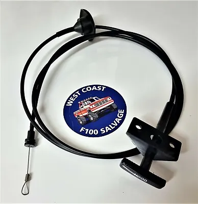 $174.80 • Buy Ford F100 Bonnet, Hood Release Cable Suits F100 F150 F250 F350 Bronco 78-92