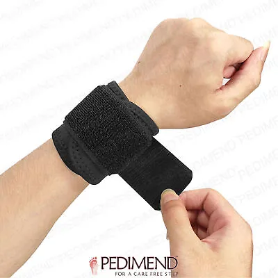 PEDIMEND Wrist Brace Support Carpal Tunnel Splint Arthritis Sprain Stabilizer 1X • £6.90