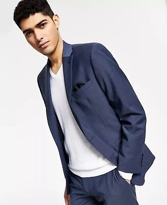 Bar Iii Men's Slim-Fit Solid Suit Jacket Blue 44L • $16.17