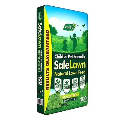 Westland Safe Lawn Child & Pet Friendly  Natural Lawn Feed No Moss 14kg/400m2 • £25.24