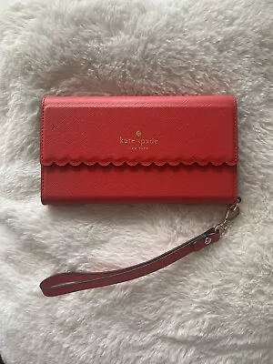 Kate Spade IPhone X Case Wristlet Red Card Holder  • £20