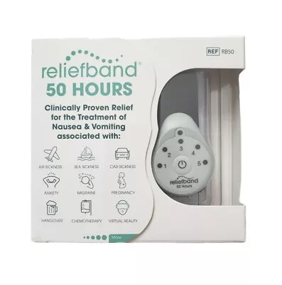 Reliefband Technologies 50HRS Reliefband 50-hour Anti-nausea Wristband • $59.90
