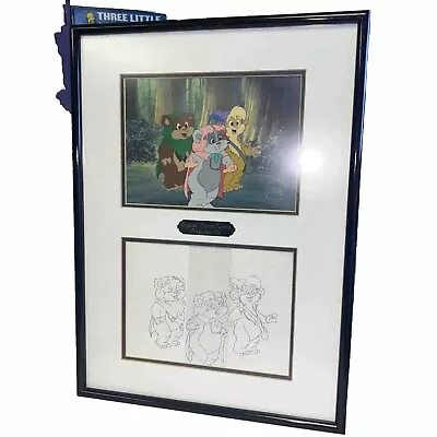 Star Wars Ewoks Cartoon Animation Cell Original Hand Painted Framed  19x26 • $219.74